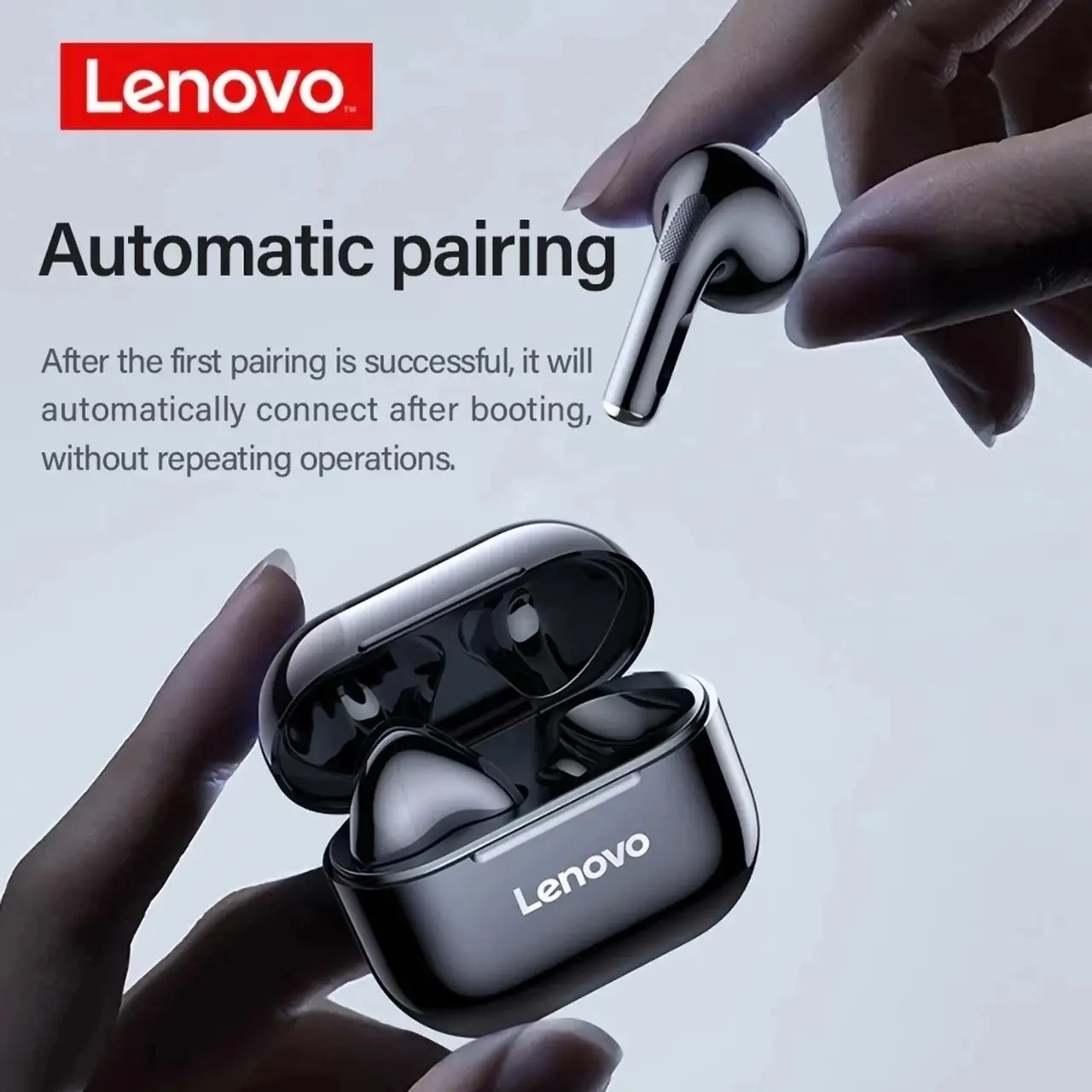 Fone de Ouvido Sem Fio Lenovo LP40 Bluetooth 5.0 - Imagem 5
