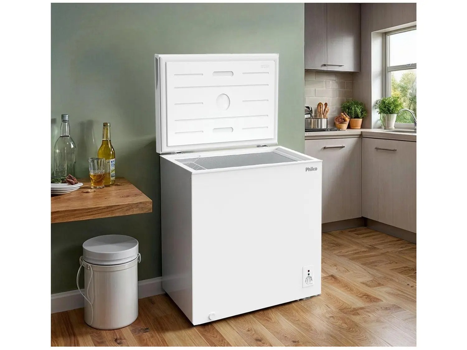 Freezer Horizontal Philco 199L PFH205B Dupla Função 110/220V - Imagem 2