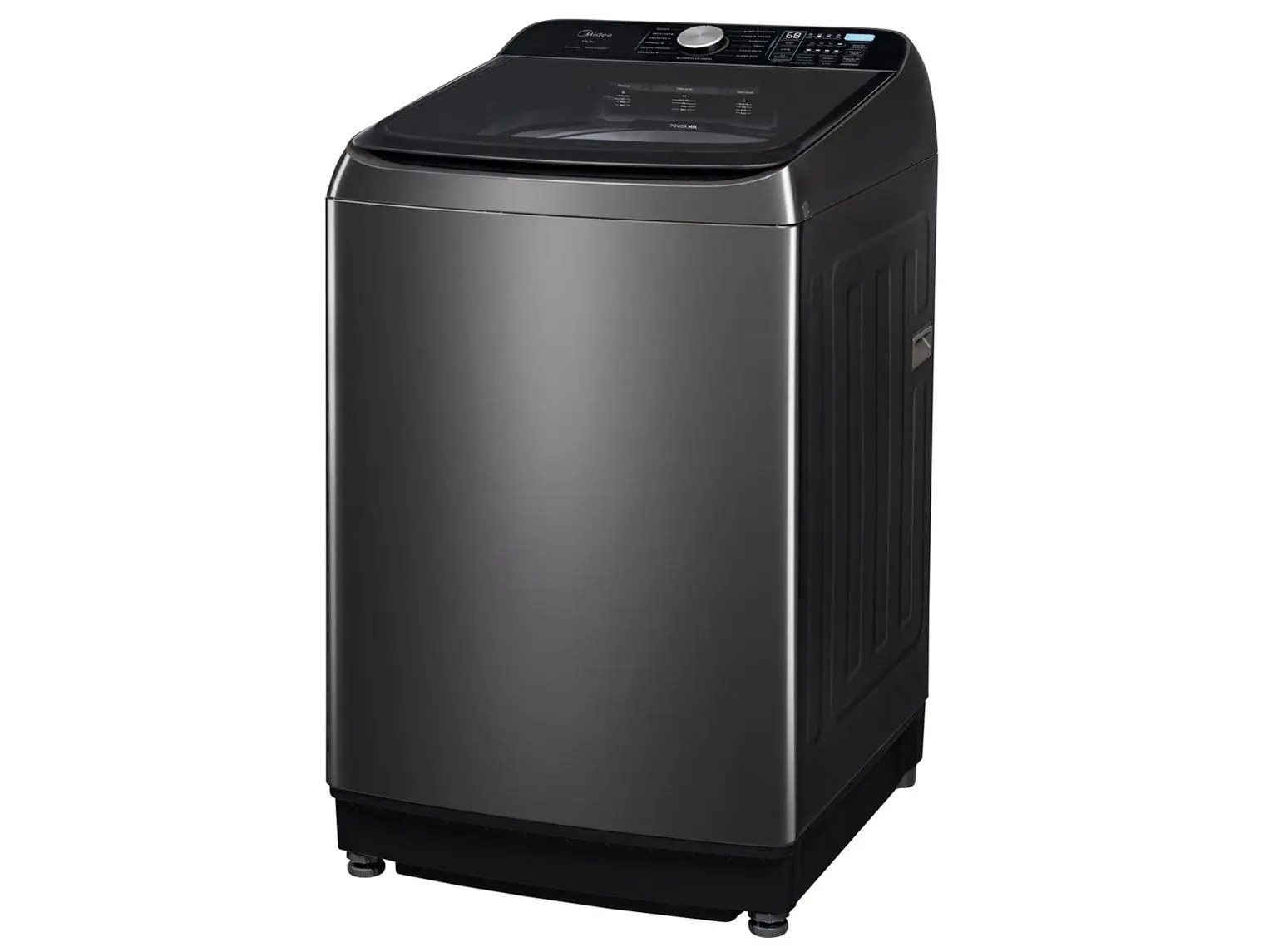 Lavadora de Roupas Midea 14,5kg Cesto Inox 13 Programas de Lavagem Cinza Titânio MA512W145/GK-05 110/220V - Imagem 4