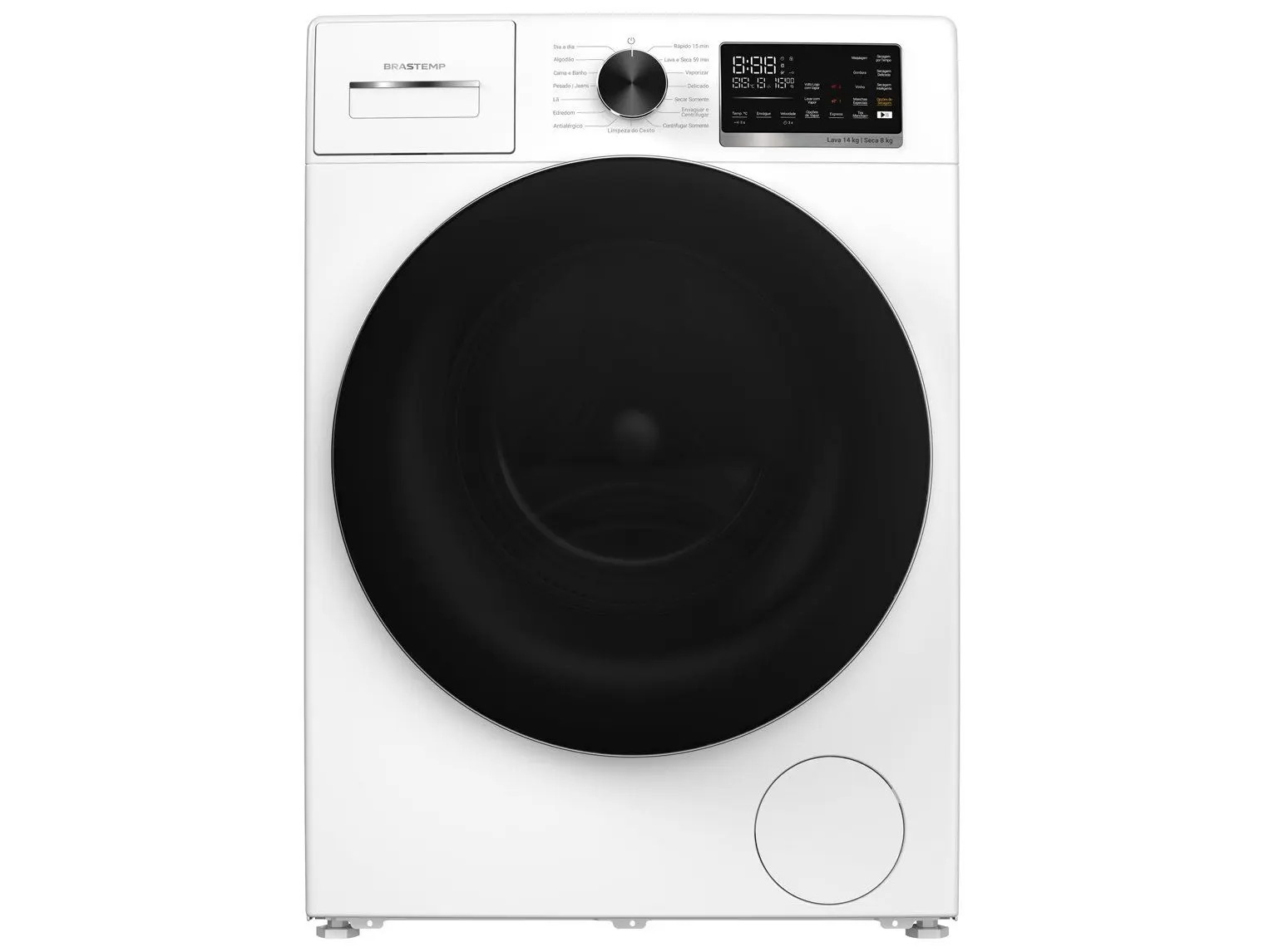 Lava e Seca Brastemp 14kg BNO14AB Água Quente e Fria Branca 110/220V - Imagem 4