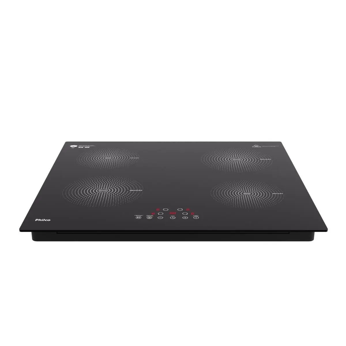Fogão Cooktop Indução Philco PCT40A Preto 4 Bocas Vidro Cerâmico Touch 9 Níveis 110/220V - Imagem 3