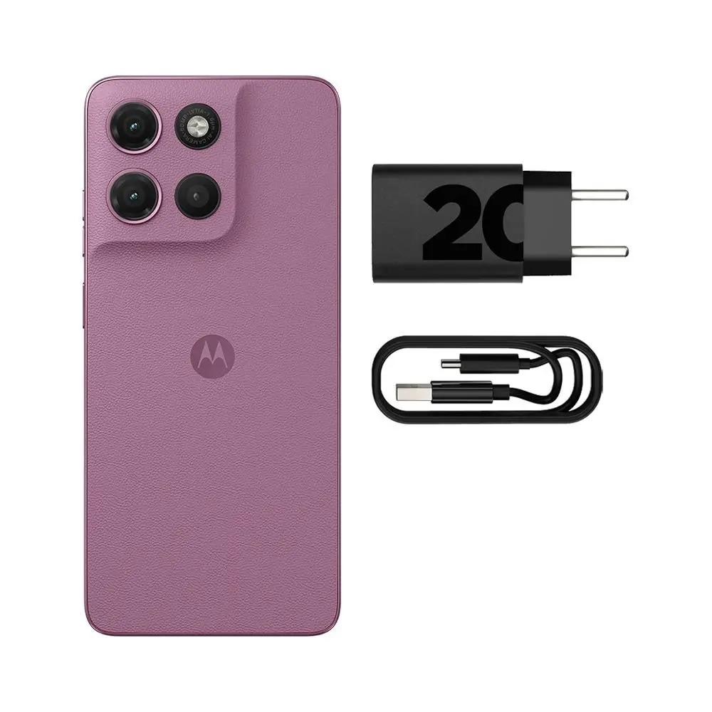 Smartphone Motorola Moto G17 4G, 128GB, 4GB RAM, Camera 50MP Sony Lytia 600, tela FHD 60hz, bateria 5200 mAh - Imagem 3