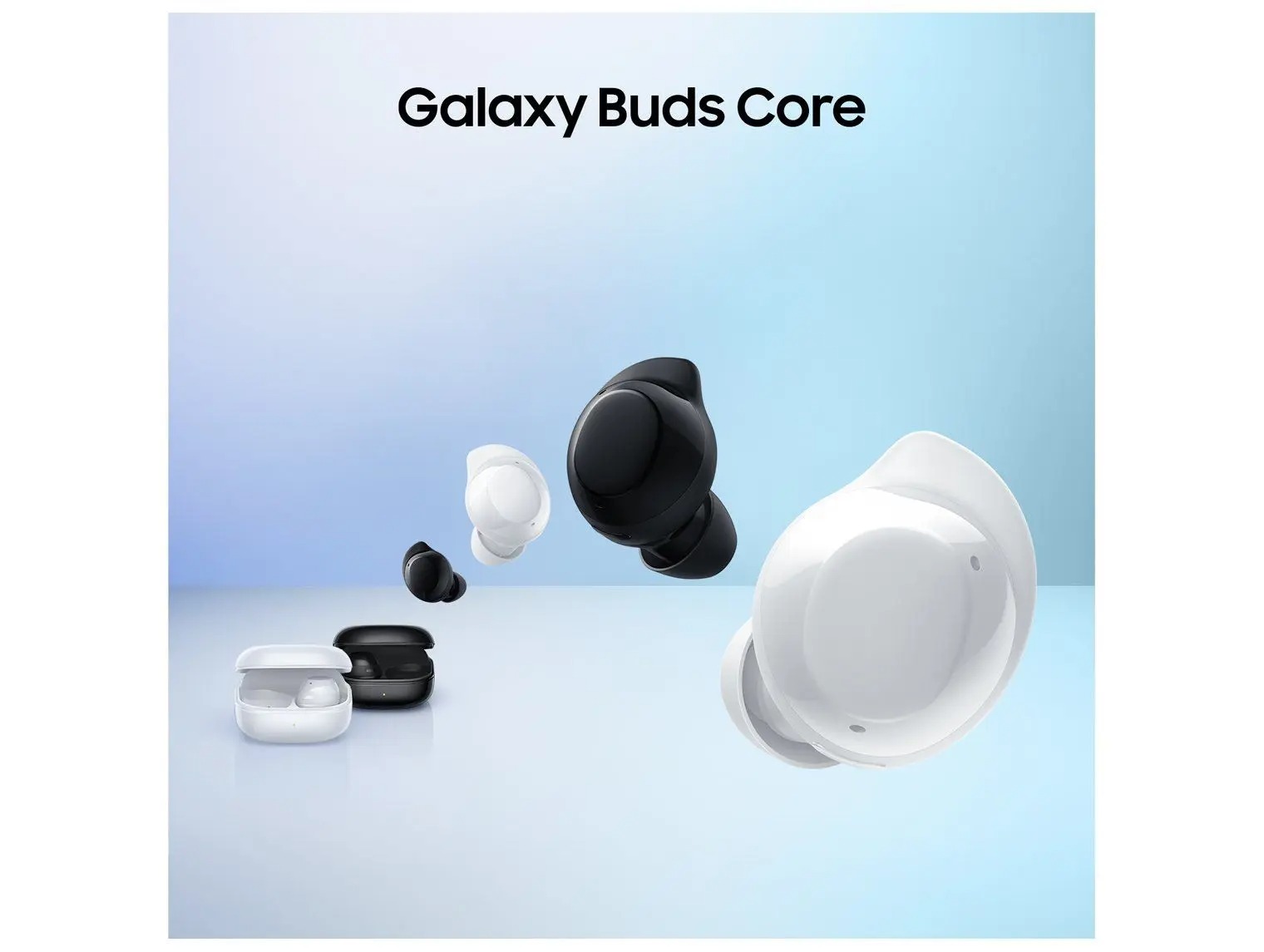 Fone de Ouvido Bluetooth Samsung Buds Core com Microfone Cancelamento de Ruído Esportivo Intra-auricular True Wireless Branco - Imagem 3