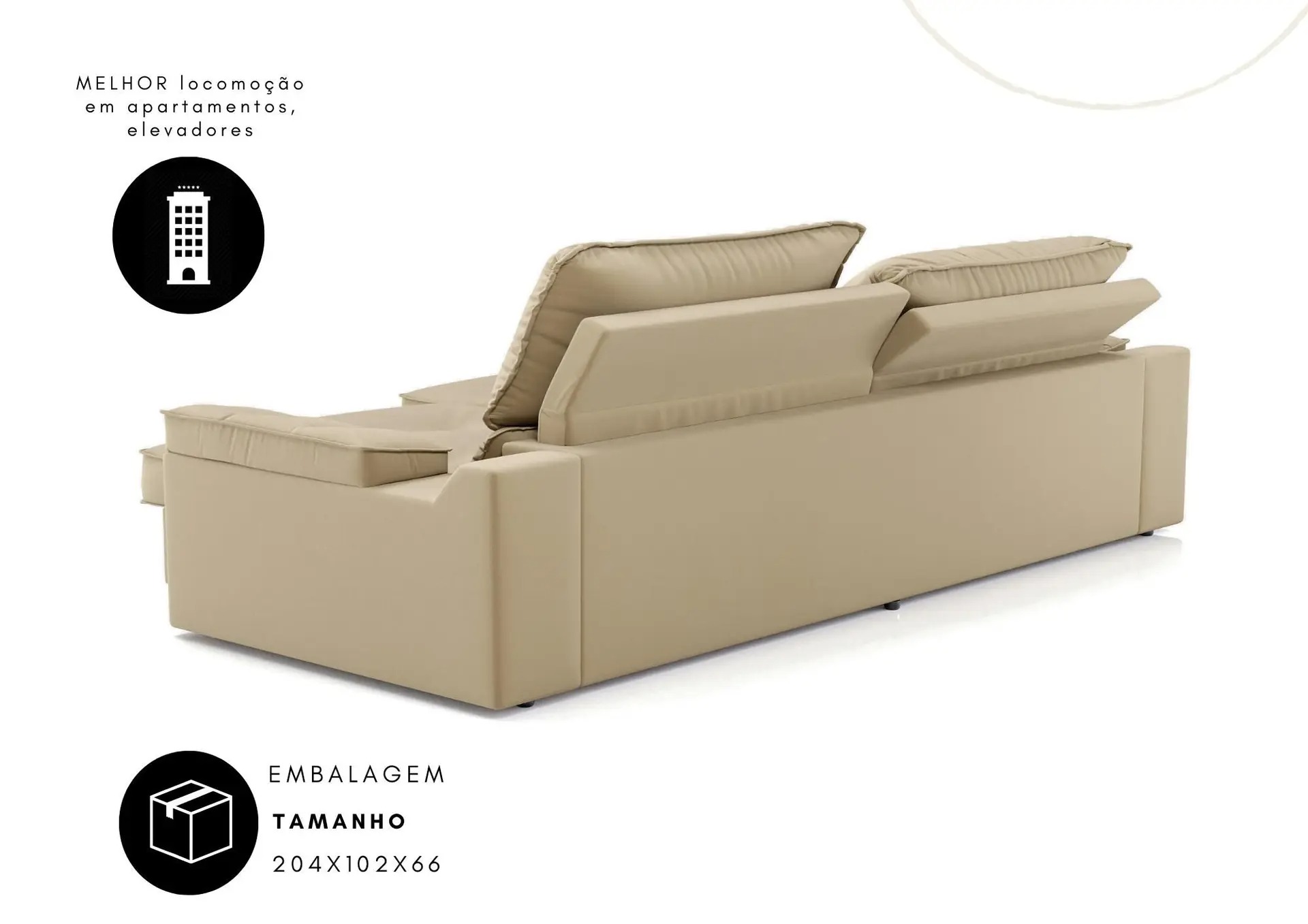Sofá Retrátil Reclinável 3 Lugares USB Porta-Copos Suede 2,00m Santiago - Cialar - Imagem 7