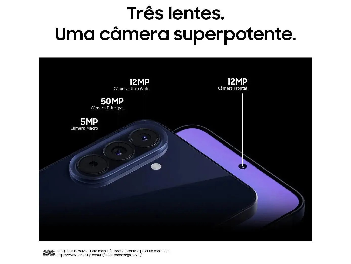 Smartphone Samsung Galaxy A57 128GB Azul Escuro - 5G + Smartband Samsung Galaxy Fit3 Rosé - Imagem 19