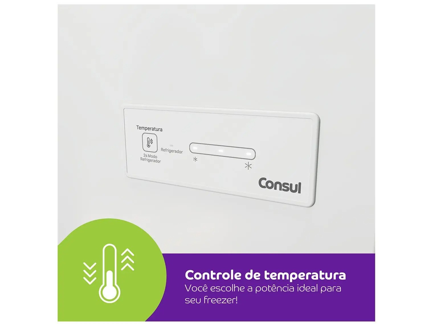 Freezer Horizontal Consul 2 Portas 528L CHB53MB 110/220V - Imagem 2