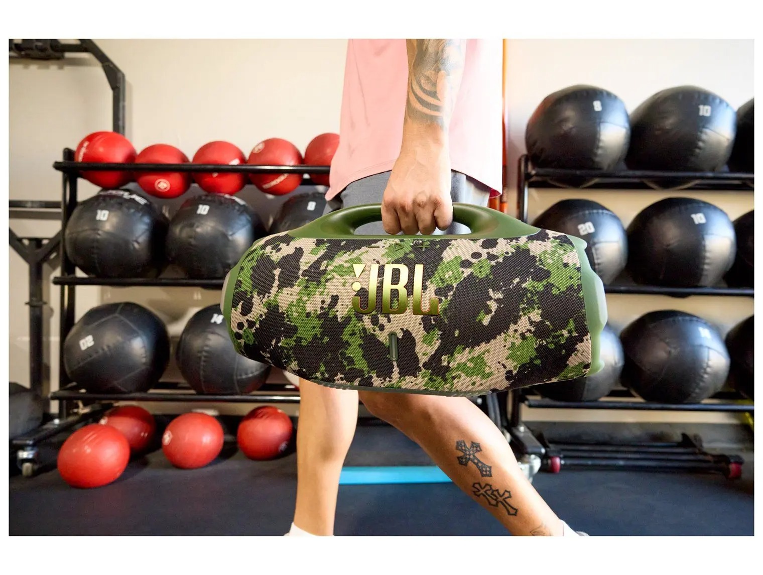 Caixa de Som Bluetooth JBL Boombox 4 Camuflado - Imagem 2
