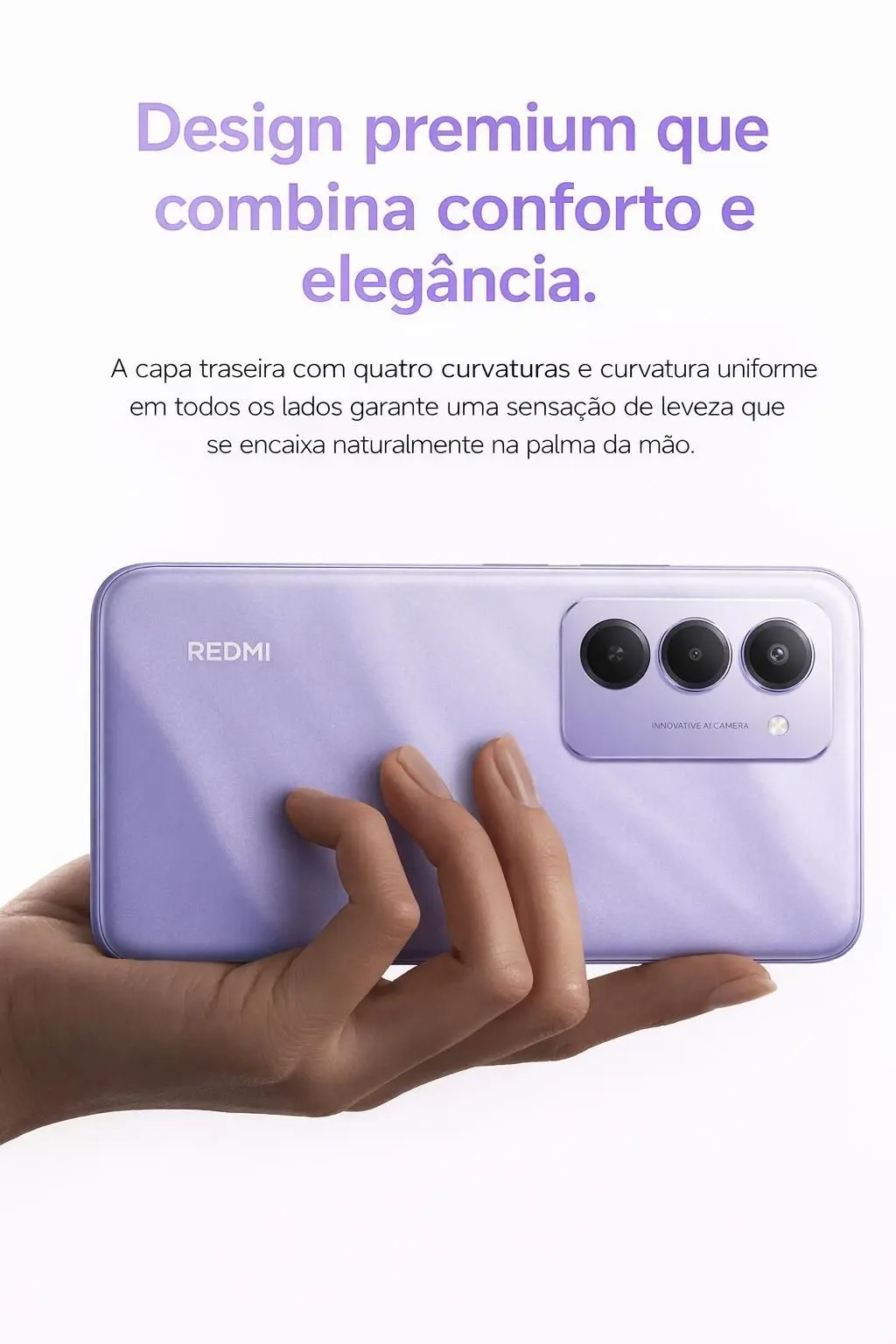 Xiaomi Redmi 15 256GB 8GB Tela 144Hz 50MP Câmera 50 Mp Bateria 7000mAh 33W Smartphone Top Celular Custo benefício - Imagem 6