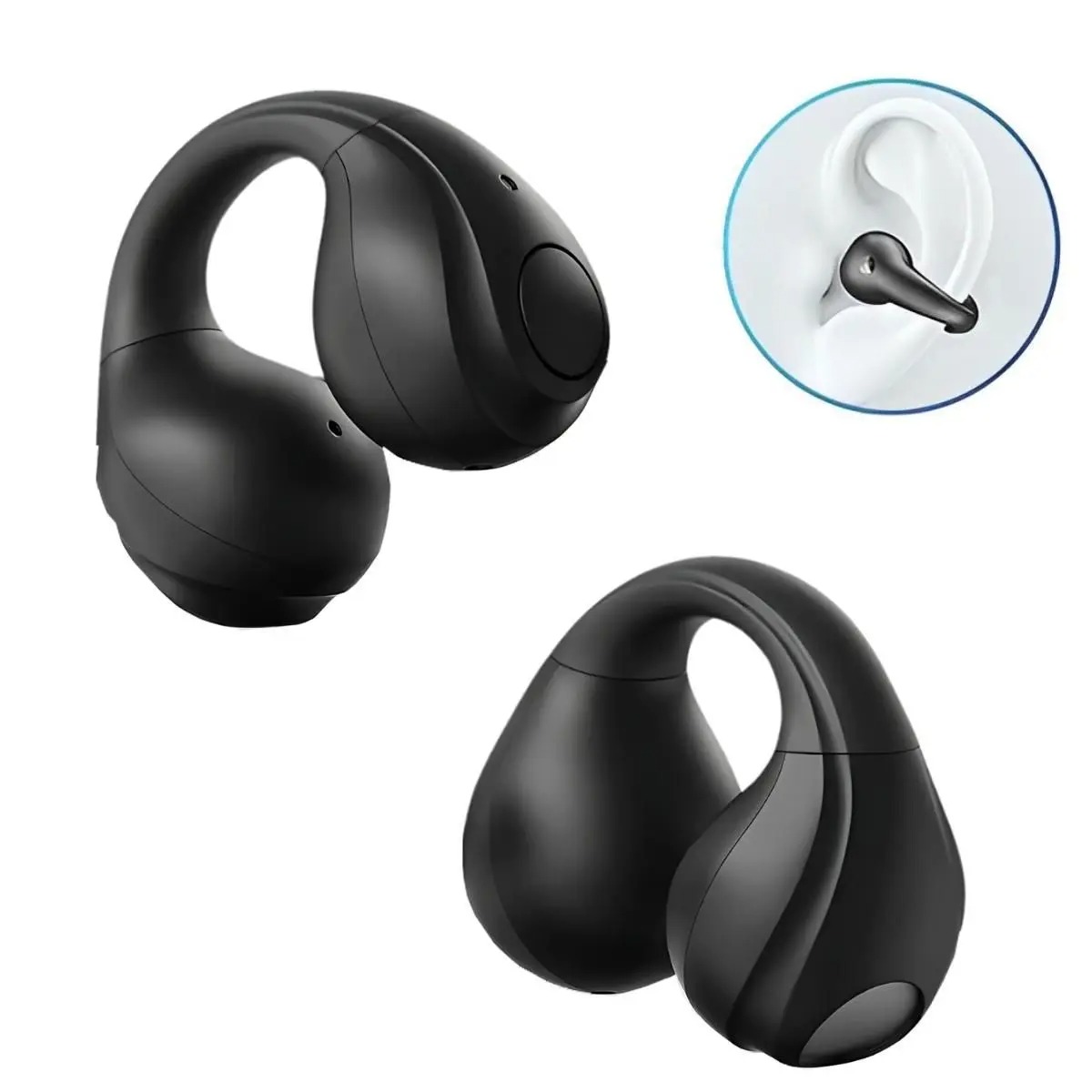 Fone De Ouvido Bluetooth Sem Fio Earcuffs Esportivo Brinco - ONYON - Imagem 6