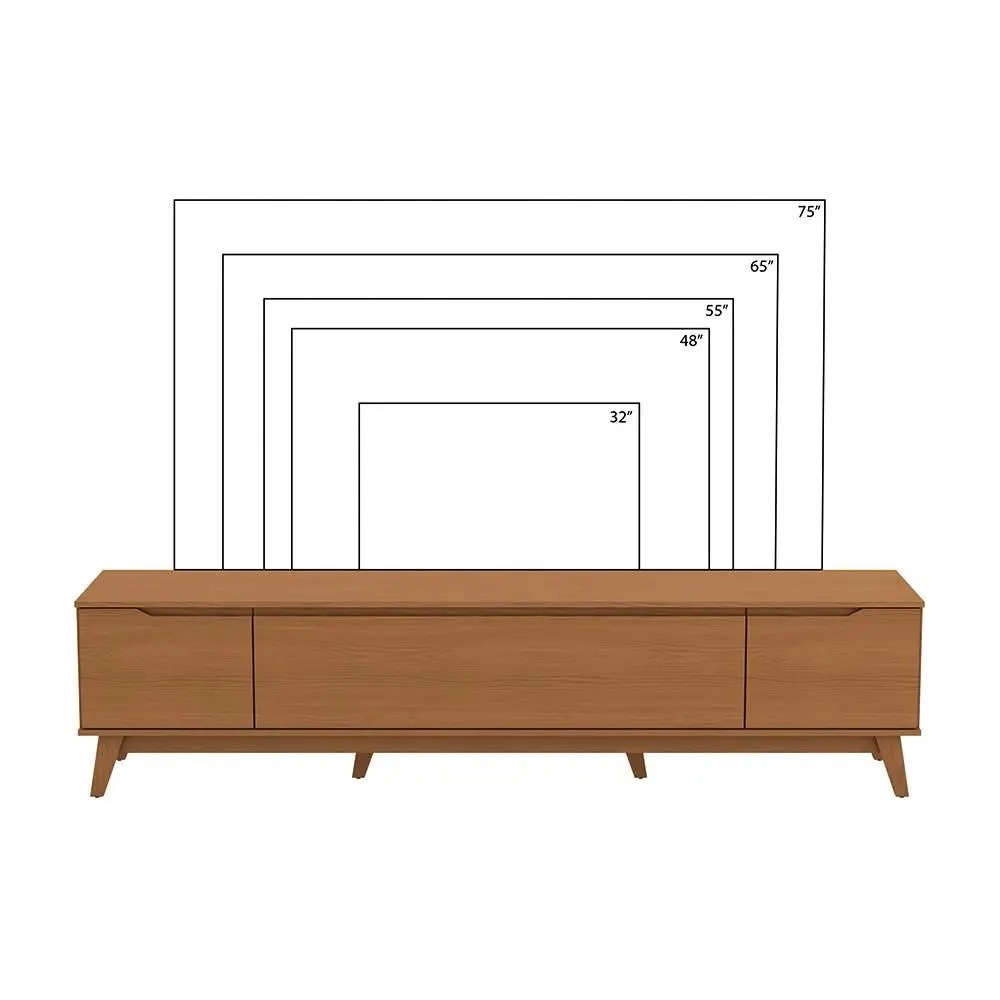 Rack Kappesberg 3 Portas Canela 218cm - Imagem 7