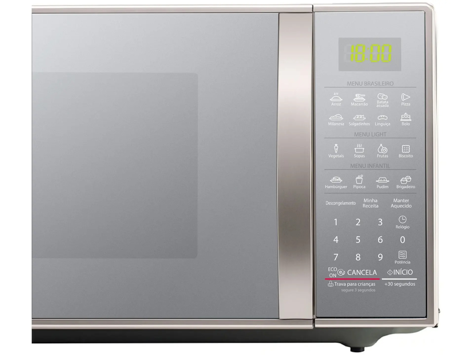Micro-ondas LG 30 litros Prata Limpa Fácil (MS3043BRA) 110/220V - Imagem 3