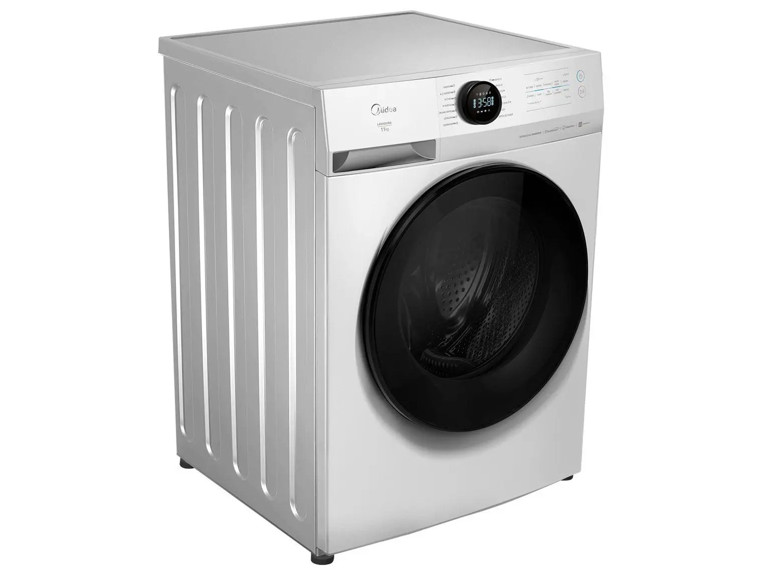 Lavadora de Roupas Midea Slim 11kg HealthGuard Smart Inverter Água Fria e Quente Branco MF201W110WB/WK-01 110/220V - Imagem 8