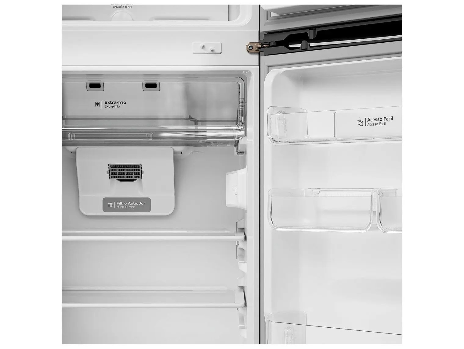 Geladeira Frost Free 412 Litros Inox Consul com Compartimentos Removíveis - CRM50MK 110/220V - Imagem 5