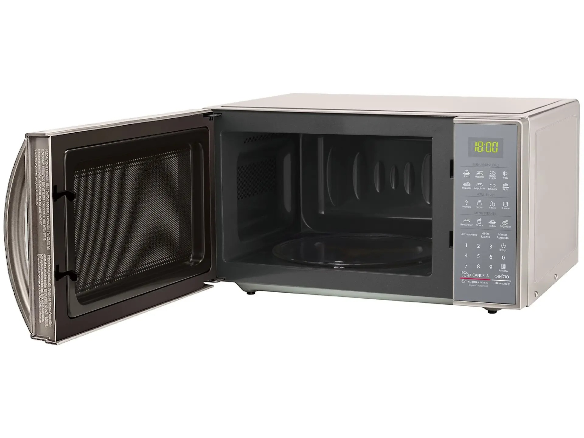 Micro-ondas LG 30 litros Prata Limpa Fácil (MS3043BRA) 110/220V - Imagem 5