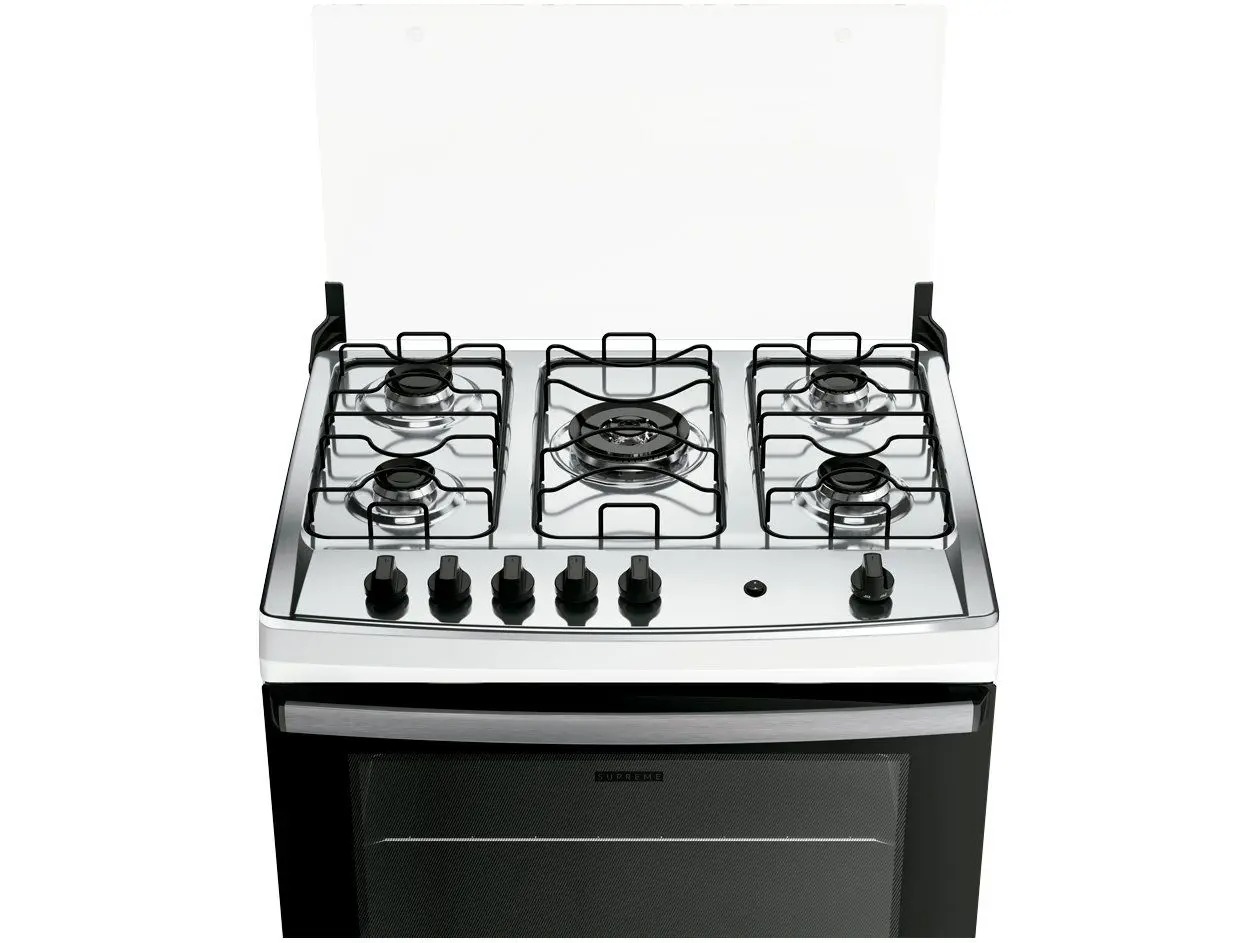 Fogão 5 Bocas Dako Com Mesa Inox Supreme Tripla Chama Bivolt 110/220V - Imagem 5