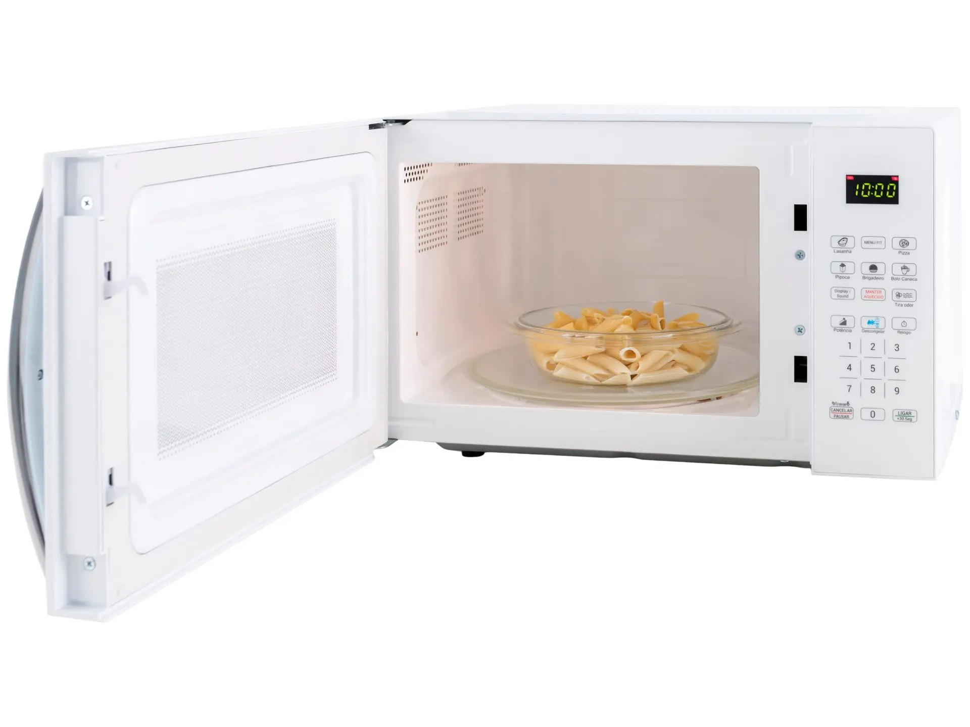 Micro-ondas Philco 20L Multifunções Limpa Fácil PMO23BB Branco 110/220V - Imagem 3