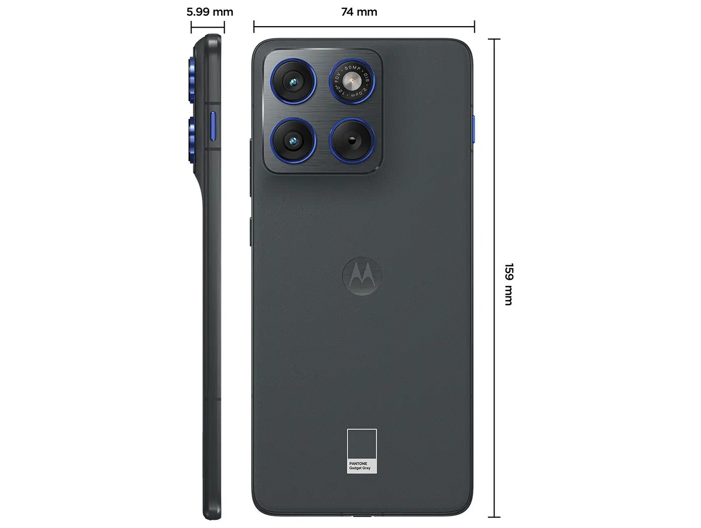 Smartphone Motorola Edge 70 5G 256GB 24GB (8GB RAM + 16GB RAM Boost) Ultrafino 3 Câmeras 50MP Tela 1.5K Extreme Amoled 120Hz - Imagem 3