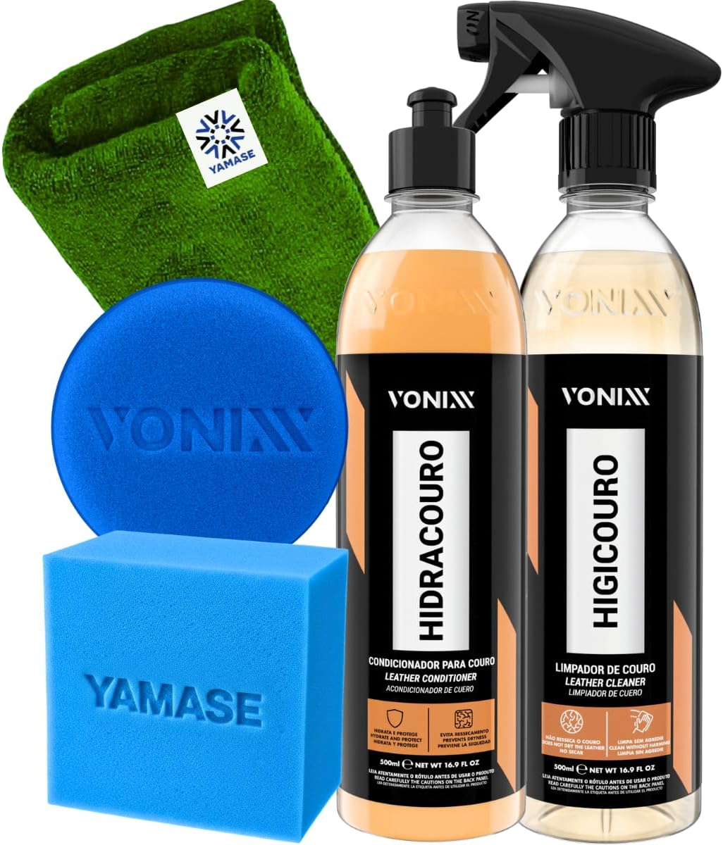 Kit Limpeza e Hidratação de Couro Hidracouro e Higicouro Vonixx - Imagem 2