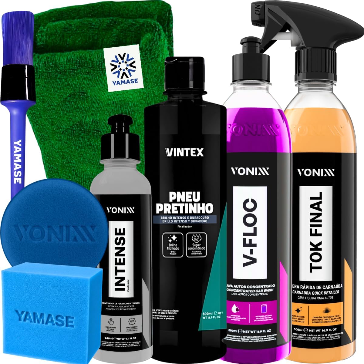 Kit Shampoo V-FLOC Cera Tok Final Revitalizador Intense 240ml - Vonixx - Imagem 2