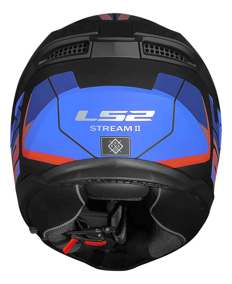 Capacete Ls2 Stream Ii Road Titanium Fosco Cor Azul Tamanho 56,58,60 - Imagem 3