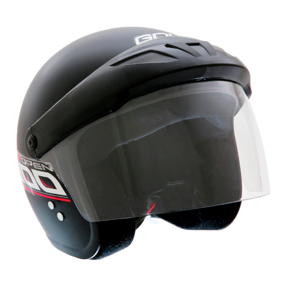Capacete de Moto Aberto Gow Inter Open 300 - Tamanho 58 com Viseira em Policarbonato - Imagem 6